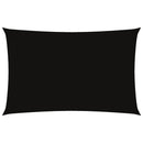 vidaXL fekete téglalap alakú oxford-szövet napvitorla 2,5 x 5 m