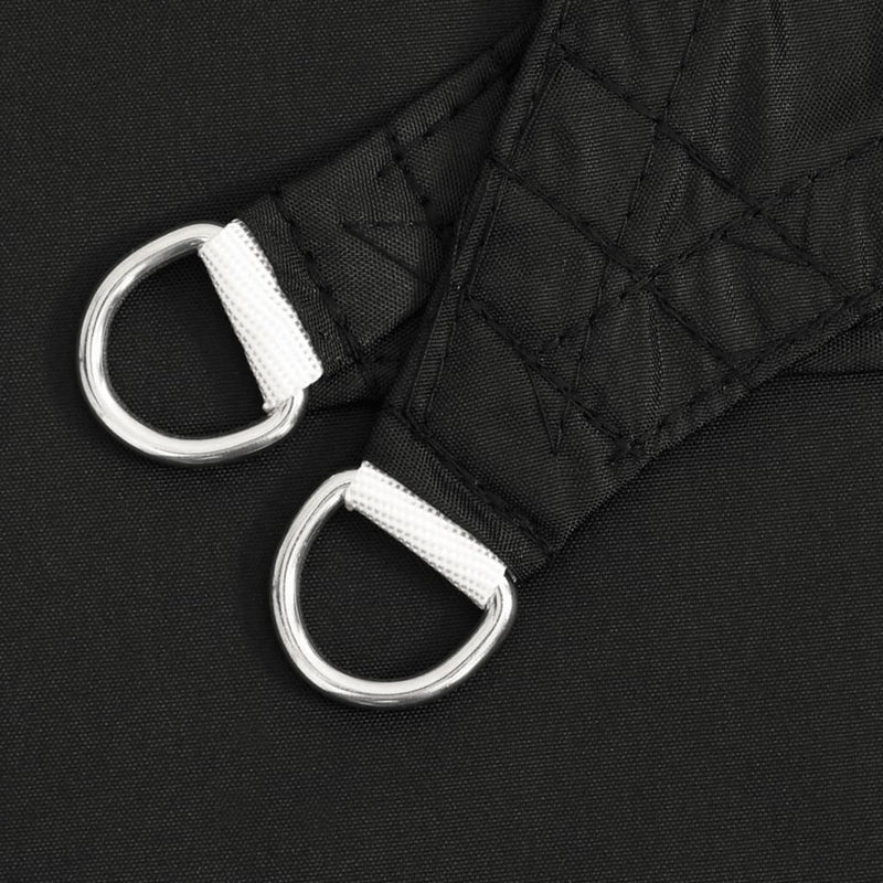 vidaXL fekete háromszögű oxford-szövet napvitorla 5 x 7 x 7 m