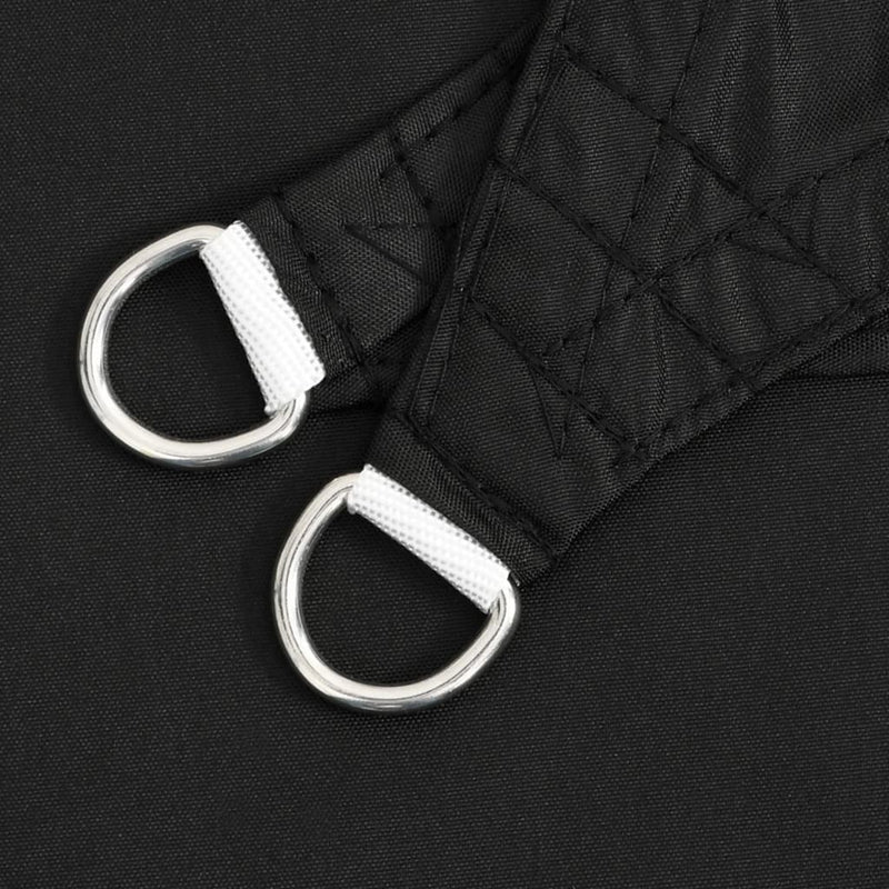 vidaXL fekete háromszög alakú oxford-szövet napvitorla 6 x 6 x 6 m