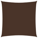 vidaXL barna négyzet alakú oxford-szövet napvitorla 2,5 x 2,5 m