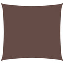 vidaXL barna négyzet alakú oxford-szövet napvitorla 3 x 3 m