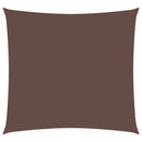 vidaXL barna négyzet alakú oxford-szövet napvitorla 4,5 x 4,5 m