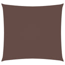 vidaXL barna négyzet alakú oxford-szövet napvitorla 5 x 5 m