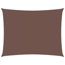 vidaXL barna téglalap alakú oxford-szövet napvitorla 3,5 x 4,5 m
