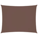 vidaXL barna téglalap alakú oxford szövet napvitorla 5 x 7 m