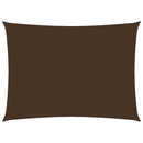 vidaXL barna téglalap alakú oxford-szövet napvitorla 6 x 7 m