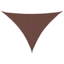vidaXL barna háromszög alakú oxford szövet napvitorla 5 x 6 x 6 m