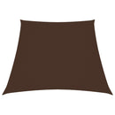 vidaXL barna trapéz alakú oxford-szövet napvitorla 2/4 x 3 m