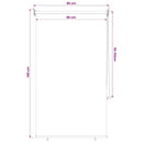 vidaXL bézs kültéri roló 80 x 140 cm