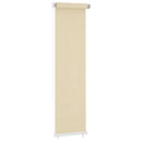 vidaXL krémszínű kültéri HDPE roló 65(Szé)x230(Ma) cm