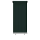 vidaXL sötétzöld kültéri HDPE roló 60 x 140 cm