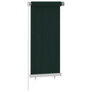 vidaXL sötétzöld kültéri HDPE roló 60 x 140 cm