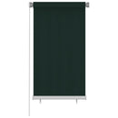 vidaXL sötétzöld kültéri HDPE roló 80 x 140 cm