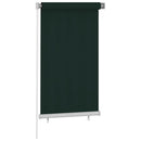 vidaXL sötétzöld kültéri HDPE roló 80 x 140 cm