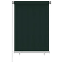 vidaXL sötétzöld kültéri HDPE roló 100 x 140 cm