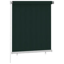 vidaXL sötétzöld kültéri HDPE roló 120 x 140 cm