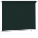 vidaXL sötétzöld kültéri HDPE roló 180 x 140 cm