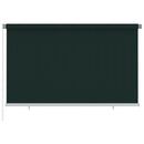vidaXL sötétzöld kültéri HDPE roló 240 x 140 cm
