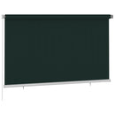 vidaXL sötétzöld kültéri HDPE roló 240 x 140 cm