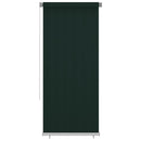 vidaXL sötétzöld kültéri HDPE roló 100 x 230 cm