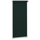 vidaXL sötétzöld kültéri HDPE roló 100 x 230 cm