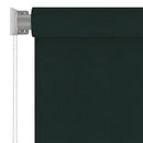 vidaXL sötétzöld kültéri HDPE roló 100 x 230 cm