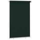 vidaXL sötétzöld kültéri HDPE roló 140 x 230 cm