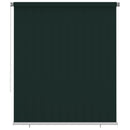 vidaXL sötétzöld kültéri HDPE roló 200 x 230 cm