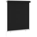 vidaXL fekete, kültéri sötétítő roló 125(Szé)x140(Ma) cm