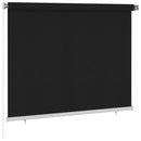 vidaXL fekete kültéri sötétítő roló 180 x 140 cm