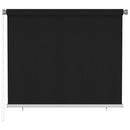 vidaXL fekete kültéri sötétítő roló 180 x 140 cm