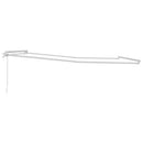 vidaXL Napernyő Fehér 4,5 × 3,5 m Fém