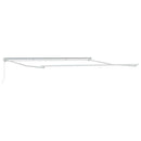 vidaXL Napernyő Fehér 5 × 3,5 m Fém