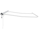 vidaXL Napernyő keret LED -es lámpákkal Fehér 300 x 250 cm Alumínium
