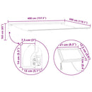 vidaXL Napernyő keret LED -es lámpákkal Fehér 400 × 300 cm Alumínium