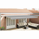 vidaXL Napernyő keret LED -es lámpákkal Fehér 600 × 350 cm Alumínium