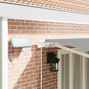 vidaXL Napernyő keret LED -es lámpákkal Fehér 600 × 350 cm Alumínium