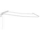 vidaXL Napernyő Fehér 3 x 2,5 m Fém