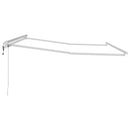vidaXL Napernyő keret Fehér 350 x 250 cm Alumínium