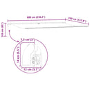 vidaXL Napernyő Fehér 6 × 3,5 m Fém