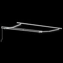 vidaXL Napernyő keret LED -es lámpákkal Fehér 350 x 250 cm Alumínium
