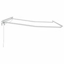 vidaXL Napernyő keret LED -es lámpákkal Fehér 350 x 250 cm Alumínium