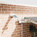 vidaXL Napernyő Fehér 5 x 3 m Fém