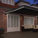 vidaXL Napernyő tartalmaz Fehér 6 x 3 m Fém