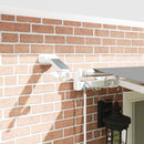 vidaXL Napernyő tartalmaz Fehér 6 x 3 m Fém