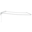 vidaXL Napernyő keret LED -es lámpákkal Fehér 400 × 350 cm Alumínium