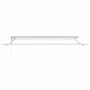 vidaXL Napernyő keret LED -es lámpákkal Fehér 450 × 350 cm Alumínium