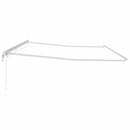 vidaXL Napernyő keret LED -es lámpákkal Fehér 600 × 350 cm Alumínium