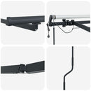 vidaXL Napernyő tartalmaz Antracit 6 × 3,5 m Fém