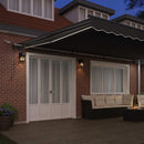 vidaXL Napernyő tartalmaz Antracit 6 × 3,5 m Fém